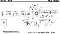 [ABU] Genuine Spare Parts for 20 REVO EXD-SHS Product code:1501901**Back-order (Shipping in 3-4 weeks after receiving order)