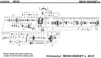 [ABU] Genuine Spare Parts for REVO ROCKET-L Product code:1475703 **Back-order (Shipping in 3-4 weeks after receiving order)
