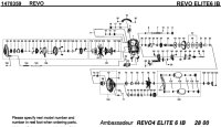 [ABU] Genuine Spare Parts for REVO ELITE6 IB Product code:1478359 **Back-order (Shipping in 3-4 weeks after receiving order)