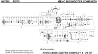 [ABU] Genuine Spare Parts for REVO BIGSHOOTER COMPACT8 Product code:1487592 **Back-order (Shipping in 3-4 weeks after receiving order)