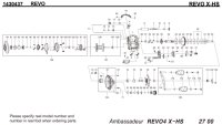 [ABU] Genuine Spare Parts for REVO X-HS Product code:1430437 **Back-order (Shipping in 3-4 weeks after receiving order)