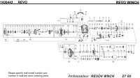 [ABU] Genuine Spare Parts for REVO WINCH Product code:1430443 **Back-order (Shipping in 3-4 weeks after receiving order)