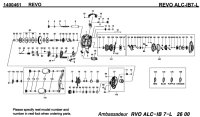 [ABU] Genuine Spare Parts for REVO  ALC-IB7-L Product code: 1400461**Back-order (Shipping in 3-4 weeks after receiving order)