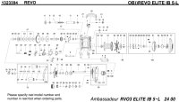 [ABU] Genuine Spare Parts for REVO ELITE IB 5-L Product code:1323394 **Back-order (Shipping in 3-4 weeks after receiving order)