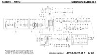 [ABU] Genuine Spare Parts for REVO ELITE IB 7 Product code:1323391 **Back-order (Shipping in 3-4 weeks after receiving order)