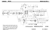 [ABU] Genuine Spare Parts for REVO ELITE 8 Product code:1285253 **Back-order (Shipping in 3-4 weeks after receiving order)