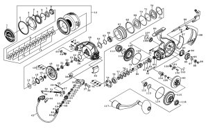 Photo1: [DAIWA] Genuine Spare Parts for 26 CERTATE SW 20000-P Product code: 00065307 **Back-order (Shipping in 3-4 weeks after receiving order)