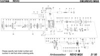 [ABU] Genuine Spare Parts for REVO MGX Product code:1237069 **Back-order (Shipping in 3-4 weeks after receiving order)