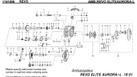 [ABU] Genuine Spare Parts for REVO ELITEAURORA-L Product code:1161090 **Back-order (Shipping in 3-4 weeks after receiving order)