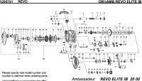 [ABU] Genuine Spare Parts for REVO ELITE IB Product code:1205751 **Back-order (Shipping in 3-4 weeks after receiving order)