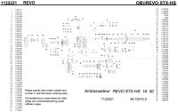 [ABU] Genuine Spare Parts for REVO STX-HS Product code:1122221 **Back-order (Shipping in 3-4 weeks after receiving order)