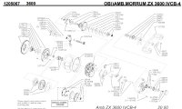 [ABU] Genuine Spare Parts for MORRUM ZX 3600 IVCB-4 Product code: 1205067 **Back-order (Shipping in 3-4 weeks after receiving order)
