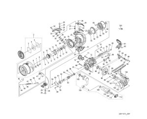 Photo1: [SHIMANO] Genuine Spare Parts for 26 SoaRe BB C2000SSHG Product Code: 049964 **Back-order (Shipping in 3-4 weeks after receiving order)