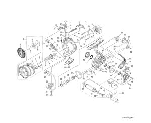 Photo1: [SHIMANO] Genuine Spare Parts for 26 SoaRe BB 500SPG Product Code: 049940 **Back-order (Shipping in 3-4 weeks after receiving order)