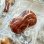 Photo8: [FHF/fishing house freedom] Wood Handle Knob Oval Shape Superior Grain Padauk Red and White Burl (1 piece) F-17 (8)