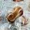 Photo7: [FHF/fishing house freedom] Wood Handle Knob Oval Shape Superior Grain Padauk Red and White Burl (1 piece) F-17 (7)