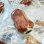 Photo3: [FHF/fishing house freedom] Wood Handle Knob Oval Shape Superior Grain Padauk Red and White Burl (1 piece) F-17 (3)