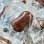 Photo6: [FHF/fishing house freedom] Wood Handle Knob Oval Shape Superior Grain Padauk Red and White Burl (1 piece) F-17 (6)
