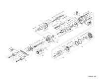 [SHIMANO] Genuine Spare Parts for 26 CALCUTTA CONQUEST DC 201PG LEFT Product code: 048721 **Back-order (Shipping in 3-4 weeks after receiving order)