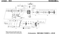 [ABU] Genuine Spare Parts for 2017 REDMAX FUNE 3-L Product code: 1418229 **Back-order (Shipping in 3-4 weeks after receiving order)