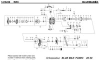 [ABU] Genuine Spare Parts for BLUEMAX FUNE 3 Product code: 1418230 **Back-order (Shipping in 3-4 weeks after receiving order)