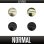 Photo1: [LIVRE] Handle Knob Cap (1 piece) (1)