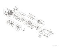 [SHIMANO] Genuine Spare Parts for 26 Stile 100HG Product code: 050250 **Back-order (Shipping in 3-4 weeks after receiving order)