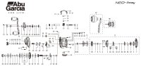 [ABU] Genuine Spare Parts for 25 NEO-3way 7-L Product code: 1640997 **Back-order (Shipping in 3-4 weeks after receiving order)