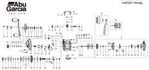 Photo1: [ABU] Genuine Spare Parts for 25 NEO-3way 7-L Product code: 1640997 **Back-order (Shipping in 3-4 weeks after receiving order)