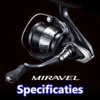 26 MIRAVEL specificaties, lijncapaciteit & maattabel | SHIMANO