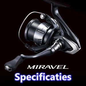 Photo1: 26 MIRAVEL specificaties, lijncapaciteit & maattabel | SHIMANO