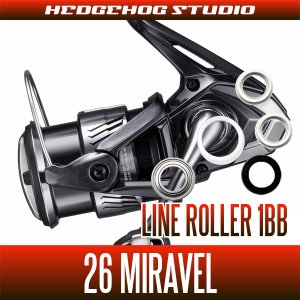 Photo1: [SHIMANO] 26 MIRAVEL Line Roller 1 Bearing Upgrade Kit