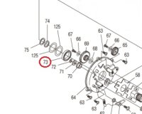 [SHIMANO Genuine] Ball Bearing 2115ZZ ID 15mm x OD 21mm x T 4mm Part No. 108PG **Back-order (Shipping in 3-4 weeks after receiving order)