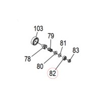 [SHIMANO Genuine] Ball Bearing 692 ID 2mm x OD 6mm x T 2.3mm Part No. 13L4T **Back-order (Shipping in 3-4 weeks after receiving order)