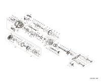[SHIMANO] Genuine Spare Parts for 26 Scorpion DC MD 200XG RIGHT Product code: 049148 **Back-order (Shipping in 3-4 weeks after receiving order)