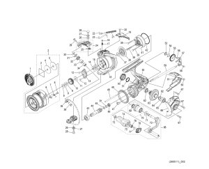 Photo1: [SHIMANO] Genuine Spare Parts for 26 MIRAVEL 1000 Product Code: 050045 **Back-order (Shipping in 3-4 weeks after receiving order)