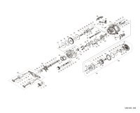 [SHIMANO] Genuine Spare Parts for 26 Scorpion DC MD 201HG LEFT Product code: 049131 **Back-order (Shipping in 3-4 weeks after receiving order)