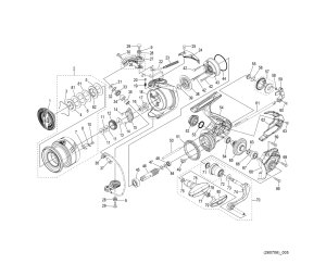 Photo1: [SHIMANO] Genuine Spare Parts for 26 MIRAVEL C3000 Product Code: 050106 **Back-order (Shipping in 3-4 weeks after receiving order)