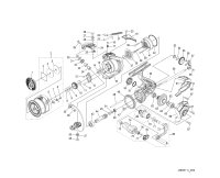 [SHIMANO] Genuine Spare Parts for 26 MIRAVEL C2000S Product Code: 050052 **Back-order (Shipping in 3-4 weeks after receiving order)