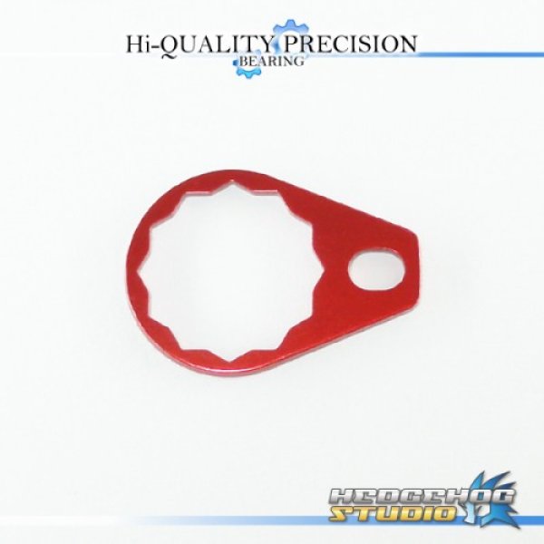 Photo1: [DAIWA] Handle Lock Plate [XL size] RED (1)