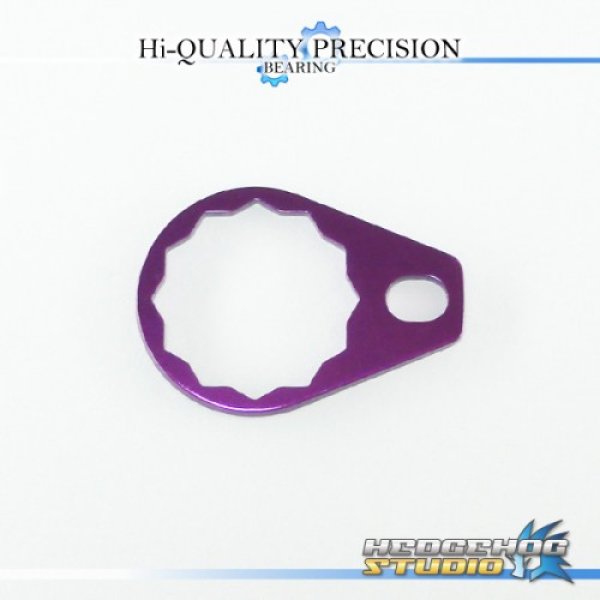 Photo1: [DAIWA] Handle Lock Plate [XL size] ROYAL PURPLE (1)