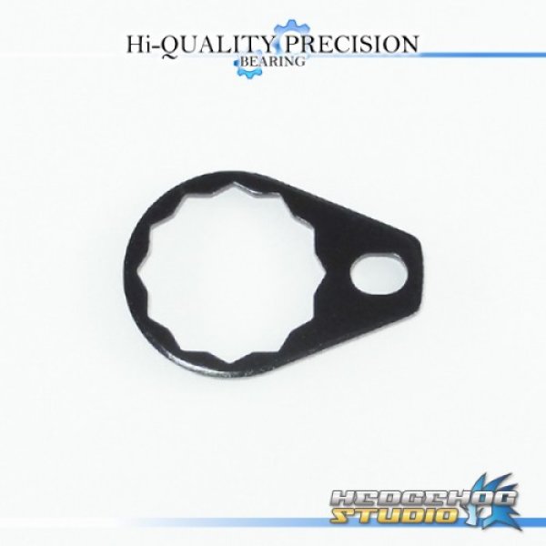 Photo1: [DAIWA] Handle Lock Plate [XL size] BLACK (1)