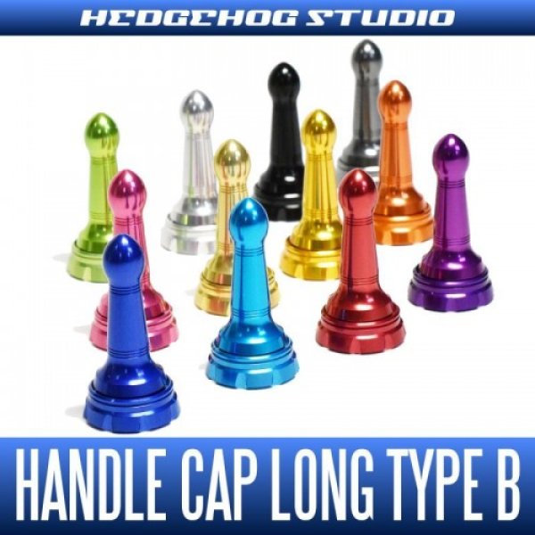 Photo1: [HEDGEHOG STUDIO] DAIWA Handle Screw Cap Long Type HLC-SD-B for 20 月下美人-GEKKABIJIN X (1)