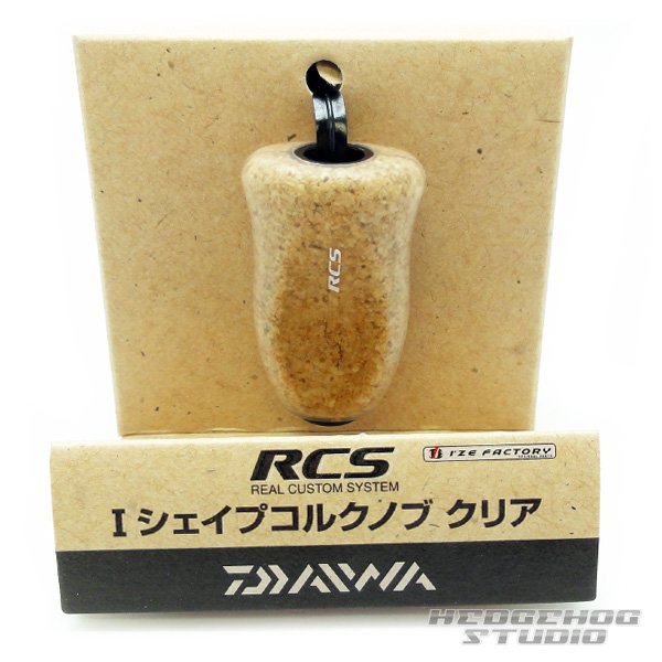 Photo1: [DAIWA genuine/SLP WORKS] RCS I-Shaped Cork Handle Knob (Clear) *HKIC (1)