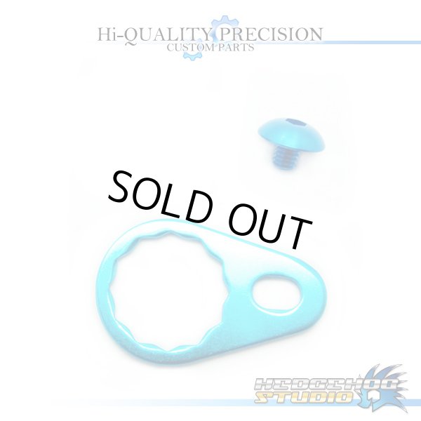 Photo1: 【DAIWA】 Handle Lock Retainer & Screw [M size] (No Nut) SKY BLUE (1)