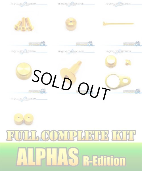 Photo1: 【DAIWA】 ALPHAS R-Edition Dress-up Custom "Full Complete Kit" Ver.3 GOLD (1)