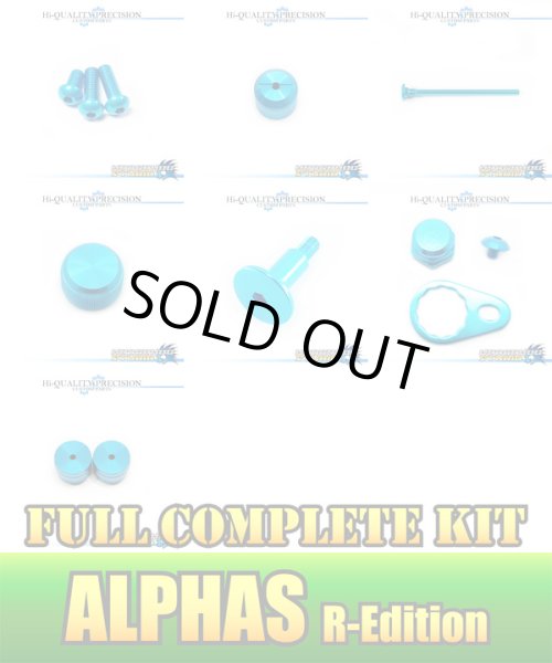 Photo1: 【DAIWA】 ALPHAS R-Edition Dress-up Custom "Full Complete Kit" Ver.3 SKY BLUE (1)