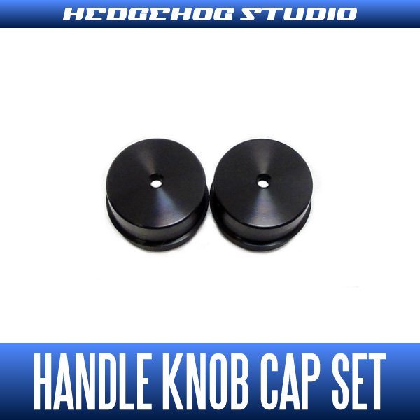 Photo1: 【SHIMANO】 Handle Knob Cap 【S size】 BLACK - 2 pieces (1)
