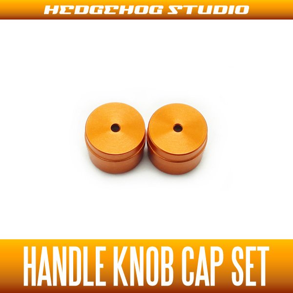 Photo1: [DAIWA] Handle Knob Cap (S size) ORANGE  - 2 pieces - (1)