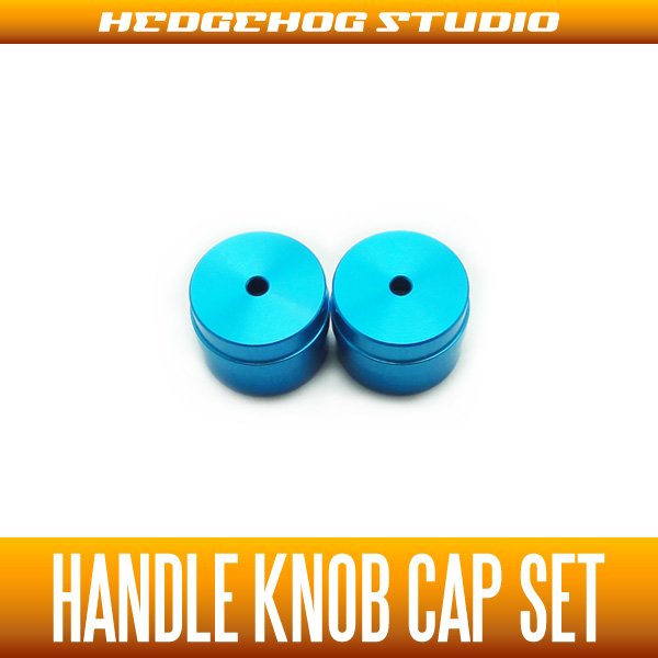 Photo1: [DAIWA] Handle Knob Cap (S size) SKY BLUE  - 2 pieces - (1)